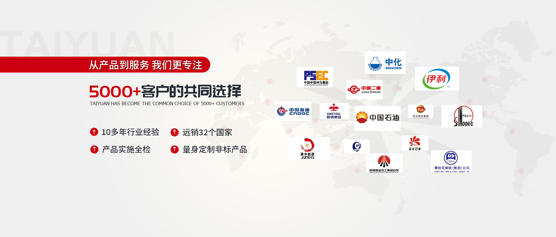 泰源過(guò)濾服務(wù)全球